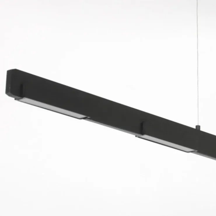 Luminaires Steinhauer Éclairage Led|Suspension Steinhauer Bloc LED Noir, 7 lumières