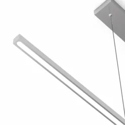 Luminaires Steinhauer Éclairage Led|Suspension Steinhauer Light Stripe LED Acier inoxydable, 1 lumière
