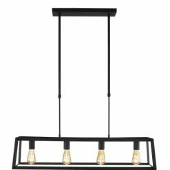 Luminaires Steinhauer Suspensions|Suspension Steinhauer Mats Noir, 4 lumières