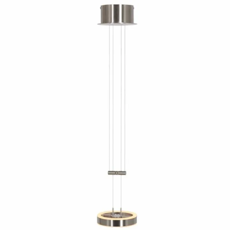 Luminaires Steinhauer Éclairage Led|Suspension Steinhauer Piola LED Acier brossé, 2 lumières