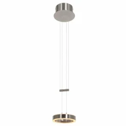 Luminaires Steinhauer Éclairage Led|Suspension Steinhauer Piola LED Acier brossé, 2 lumières