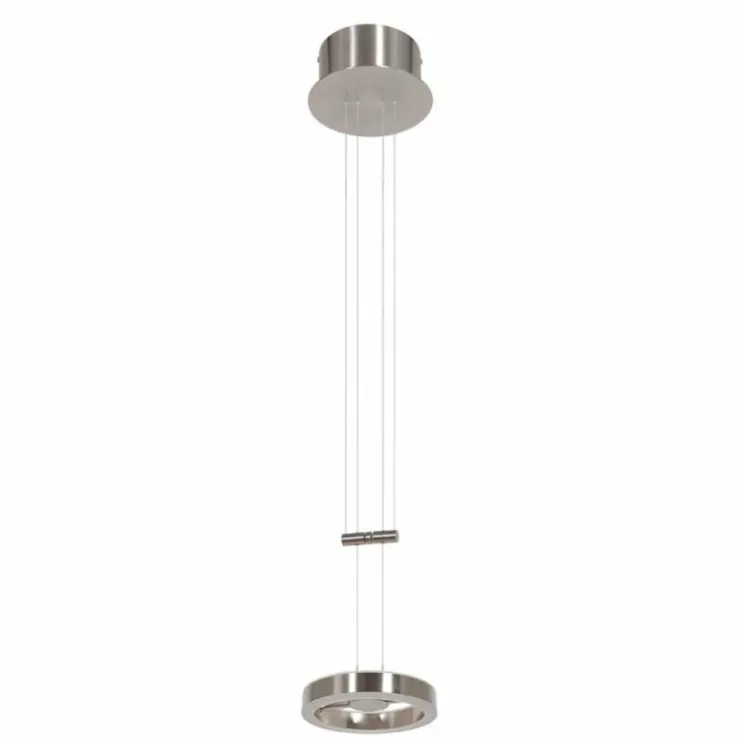 Luminaires Steinhauer Éclairage Led|Suspension Steinhauer Piola LED Acier brossé, 2 lumières