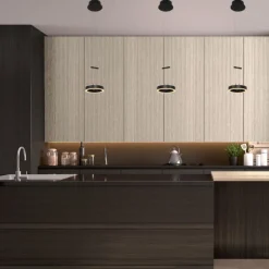 Luminaires Steinhauer Éclairage Led|Suspension Steinhauer Piola LED Noir, 2 lumières