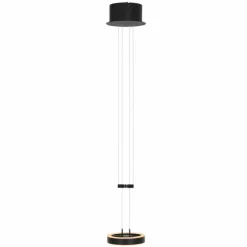 Luminaires Steinhauer Éclairage Led|Suspension Steinhauer Piola LED Noir, 2 lumières