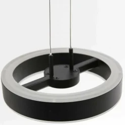 Luminaires Steinhauer Éclairage Led|Suspension Steinhauer Piola LED Noir, 2 lumières