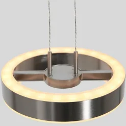 Luminaires Steinhauer Éclairage Led|Suspension Steinhauer Piola LED Acier brossé, 6 lumières
