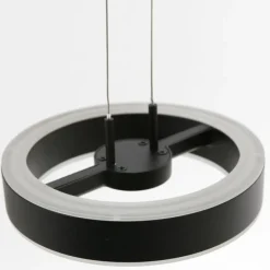 Luminaires Steinhauer Suspensions|Suspension Steinhauer Piola LED Noir, 6 lumières