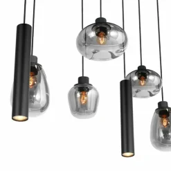 Luminaires Steinhauer Éclairage Led|Suspension Steinhauer Reflexion LED, 9 lumières