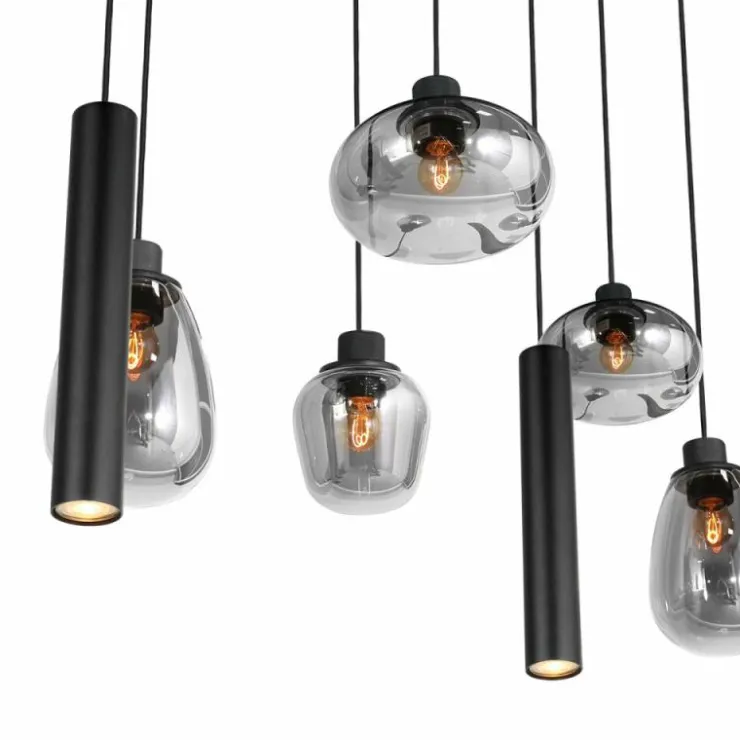 Luminaires Steinhauer Éclairage Led|Suspension Steinhauer Reflexion LED, 9 lumières