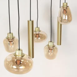 Luminaires Steinhauer Éclairage Led|Suspension Steinhauer Reflexion LED, 9 lumières