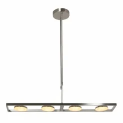 Luminaires Steinhauer Éclairage Led|Suspension Steinhauer Soleil LED Acier brossé, 4 lumières