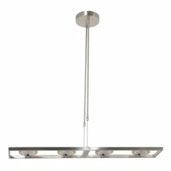 Luminaires Steinhauer Éclairage Led|Suspension Steinhauer Soleil LED Acier brossé, 4 lumières