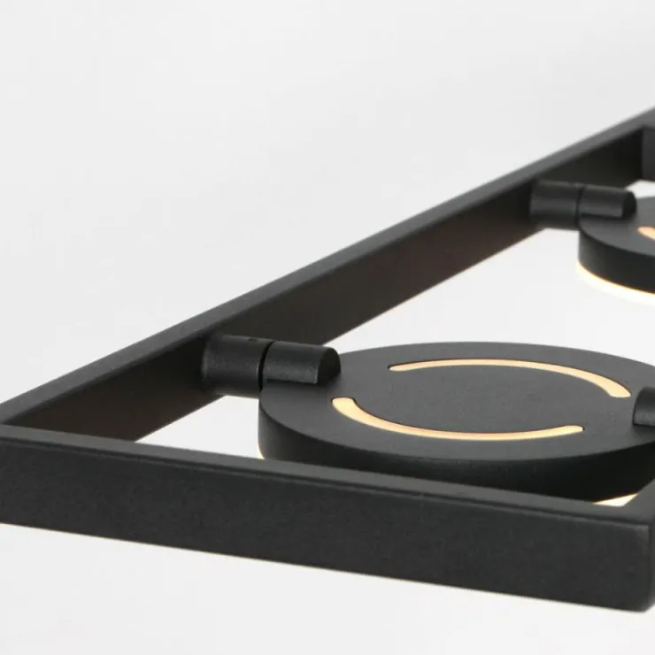 Luminaires Steinhauer Éclairage Led|Suspension Steinhauer Soleil LED Noir, 4 lumières