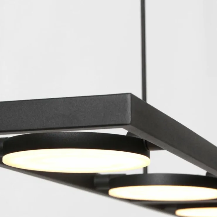 Luminaires Steinhauer Éclairage Led|Suspension Steinhauer Soleil LED Noir, 4 lumières