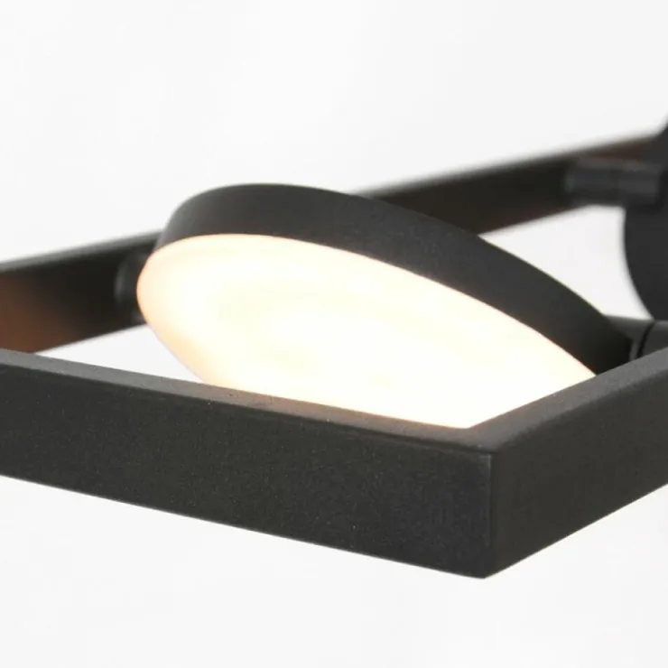 Luminaires Steinhauer Éclairage Led|Suspension Steinhauer Soleil LED Noir, 4 lumières