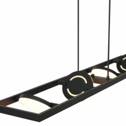 Luminaires Steinhauer Éclairage Led|Suspension Steinhauer Soleil LED Noir, 4 lumières