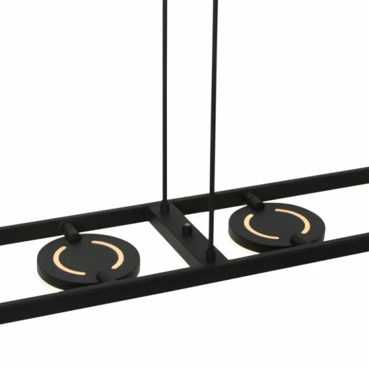 Luminaires Steinhauer Éclairage Led|Suspension Steinhauer Soleil LED Noir, 4 lumières