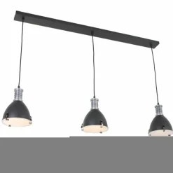 Luminaires Steinhauer Suspensions|Suspension Steinhauer Storm Noir, 3 lumières