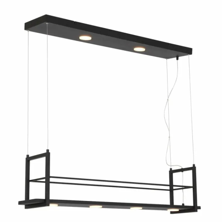 Luminaires Steinhauer Suspensions|Suspension Steinhauer Tør LED Noir, 6 lumières