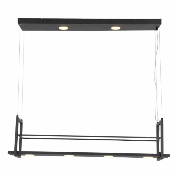 Luminaires Steinhauer Suspensions|Suspension Steinhauer Tør LED Noir, 6 lumières