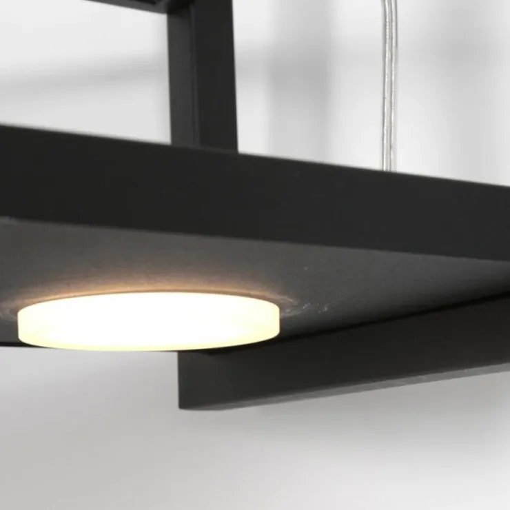 Luminaires Steinhauer Suspensions|Suspension Steinhauer Tør LED Noir, 6 lumières