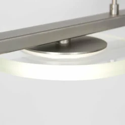 Luminaires Steinhauer Éclairage Led|Suspension Steinhauer Turound LED Argenté, 4 lumières