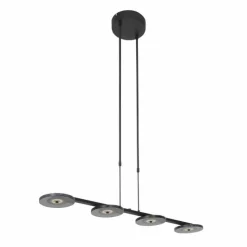 Luminaires Steinhauer Éclairage Led|Suspension Steinhauer Turound LED Noir, 4 lumières