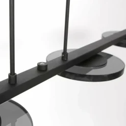 Luminaires Steinhauer Éclairage Led|Suspension Steinhauer Turound LED Noir, 4 lumières