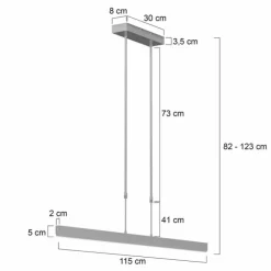 Luminaires Steinhauer Éclairage Led|Suspension Steinhauer Zelena LED, 3 lumières