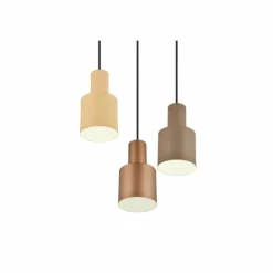Luminaires Trio Suspensions|Suspension Trio AGUDO Noir, 3 lumières