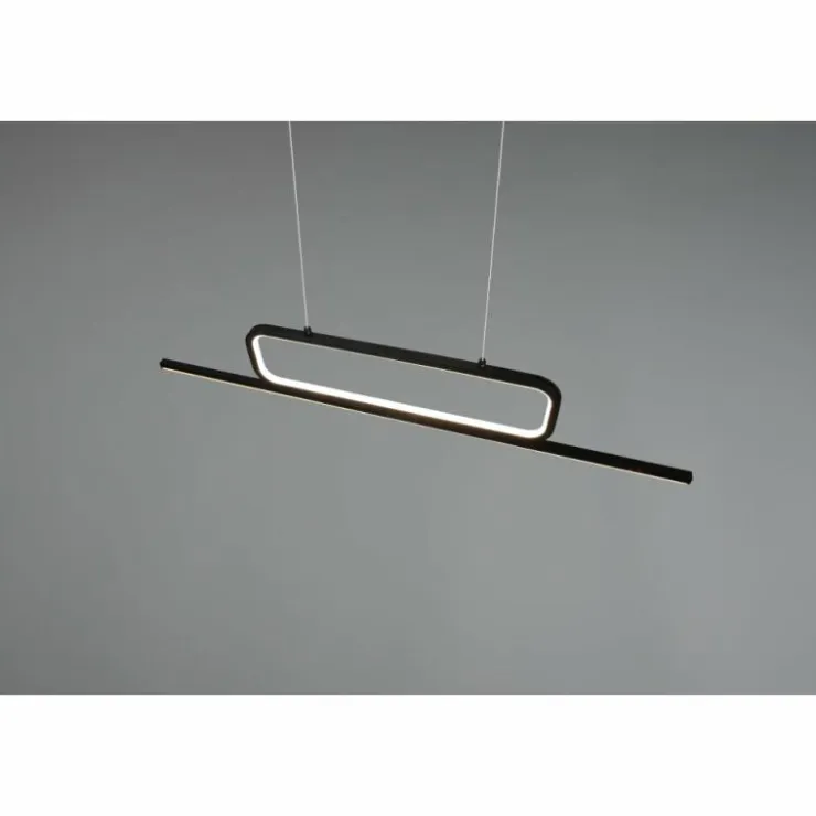 Luminaires Trio Suspensions|Suspension Trio Aick LED Noir, 1 lumière
