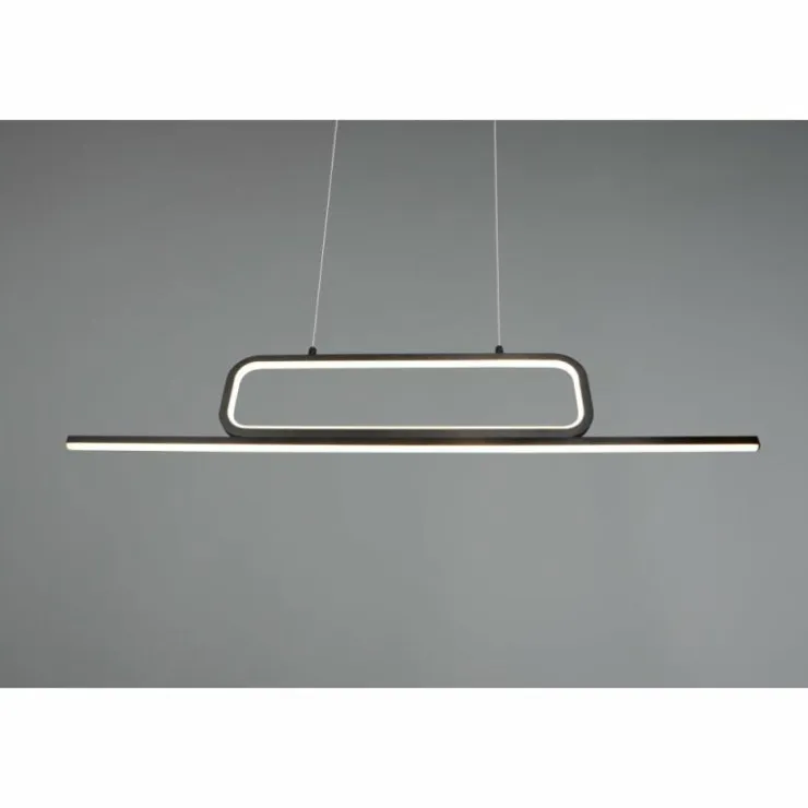 Luminaires Trio Suspensions|Suspension Trio Aick LED Noir, 1 lumière