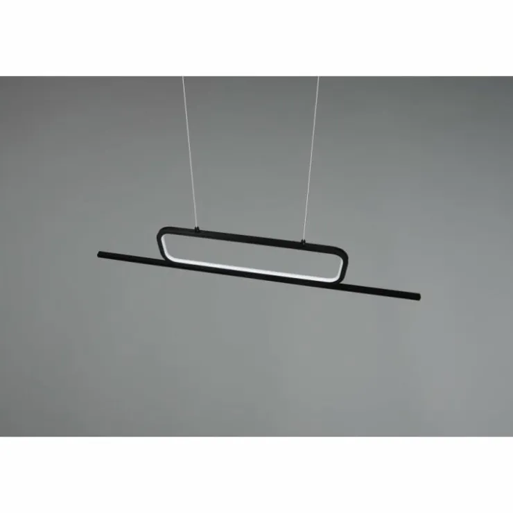 Luminaires Trio Suspensions|Suspension Trio Aick LED Noir, 1 lumière