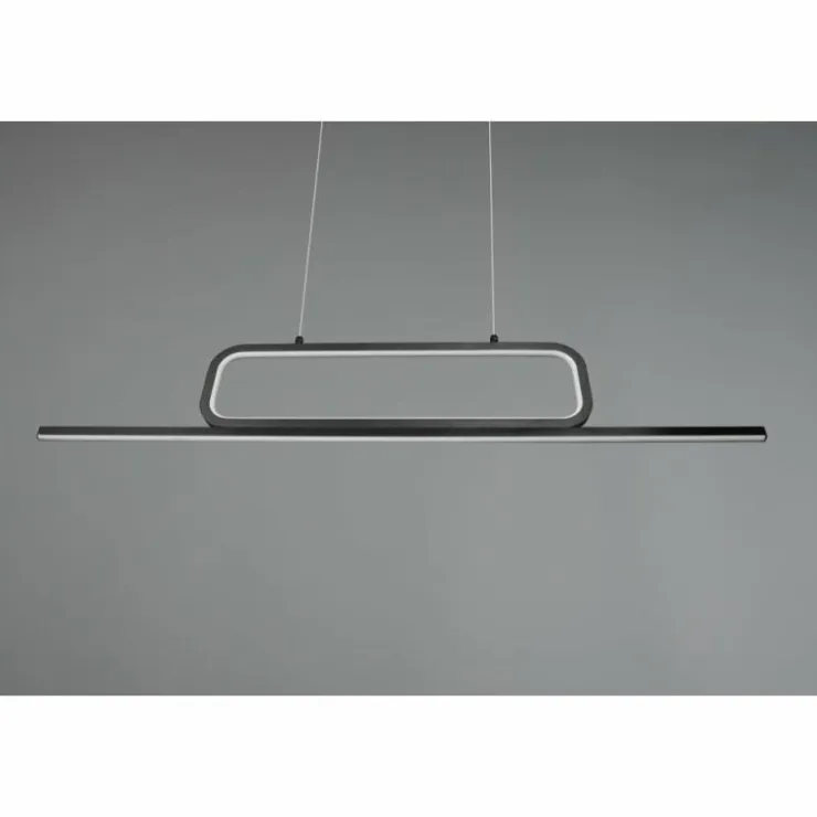 Luminaires Trio Suspensions|Suspension Trio Aick LED Noir, 1 lumière