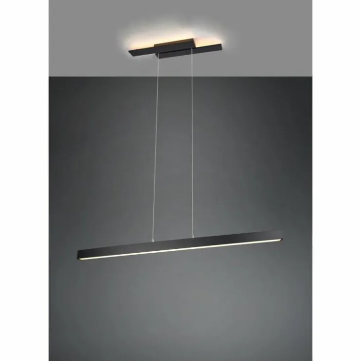 Luminaires Trio Éclairage Led|Suspension Trio Belfast LED Noir, 1 lumière