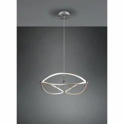 Luminaires Trio Éclairage Led|Suspension Trio Charivari LED Nickel mat, 1 lumière