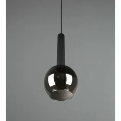 Luminaires Trio Suspensions|Suspension Trio Clayton Noir, 1 lumière