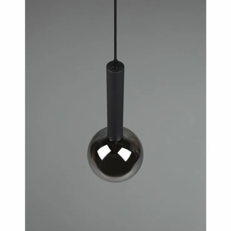Luminaires Trio Suspensions|Suspension Trio Clayton Noir, 1 lumière