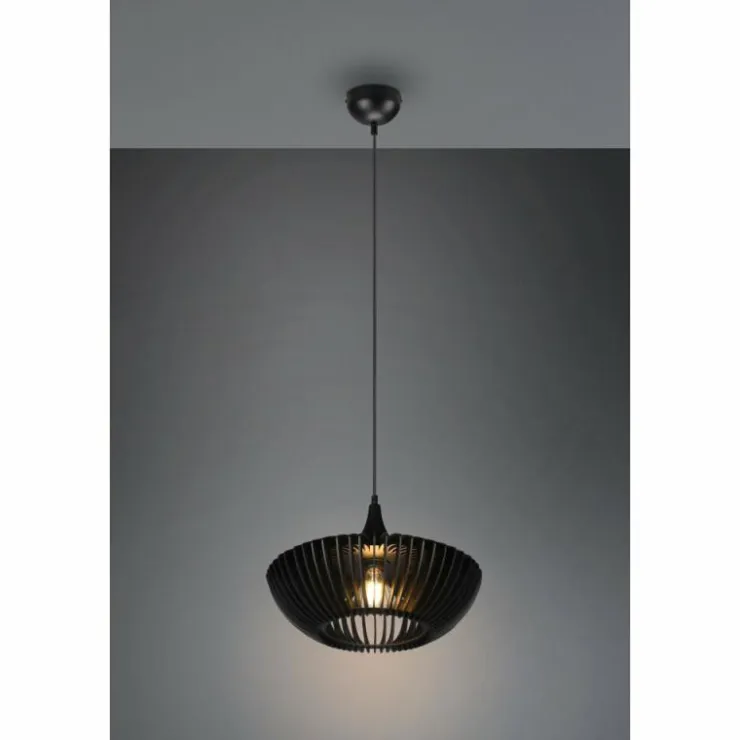 Luminaires Trio Suspensions|Suspension Trio Colino Noir, 1 lumière