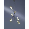 Luminaires Trio Suspensions|Suspension Trio CROSS Noir, 6 lumières