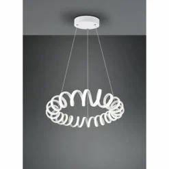 Luminaires Trio Suspensions|Suspension Trio Curl LED Blanc, 1 lumière