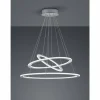 Luminaires Trio Éclairage Led|Suspension Trio Durban LED Nickel mat, 1 lumière