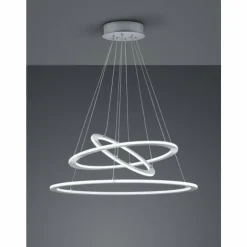 Luminaires Trio Éclairage Led|Suspension Trio Durban LED Nickel mat, 1 lumière