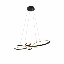 Luminaires Trio Éclairage Led|Suspension Trio FLY LED Noir, 1 lumière
