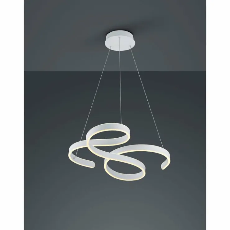 Luminaires Trio Éclairage Led|Suspension Trio Francis LED Blanc, 1 lumière