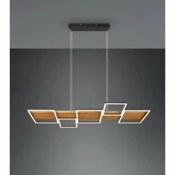 Luminaires Trio Éclairage Led|Suspension Trio Harper LED Noir, 1 lumière