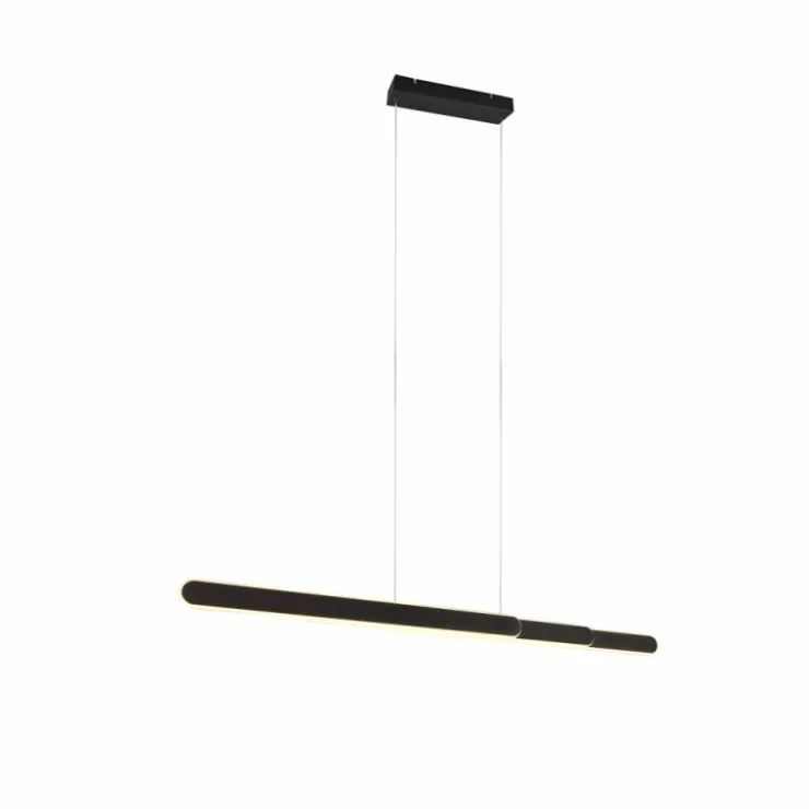Luminaires Trio Éclairage Led|Suspension Trio Helios LED Noir, 1 lumière