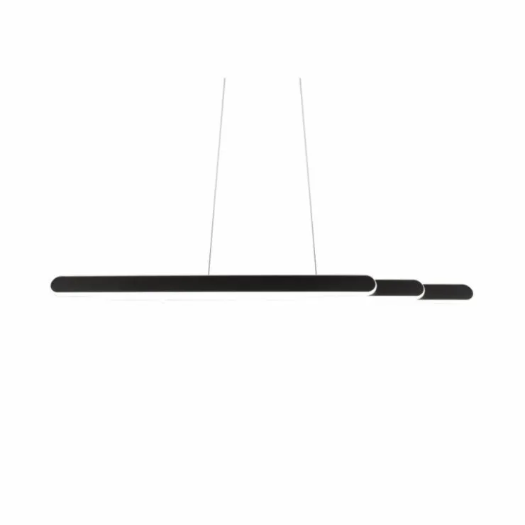 Luminaires Trio Éclairage Led|Suspension Trio Helios LED Noir, 1 lumière