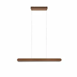 Luminaires Trio Éclairage Led|Suspension Trio Helios LED Brun, 1 lumière