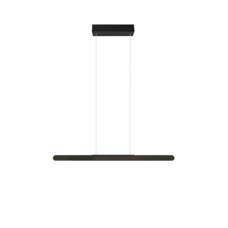 Luminaires Trio Éclairage Led|Suspension Trio HELIOS LED Noir, 1 lumière